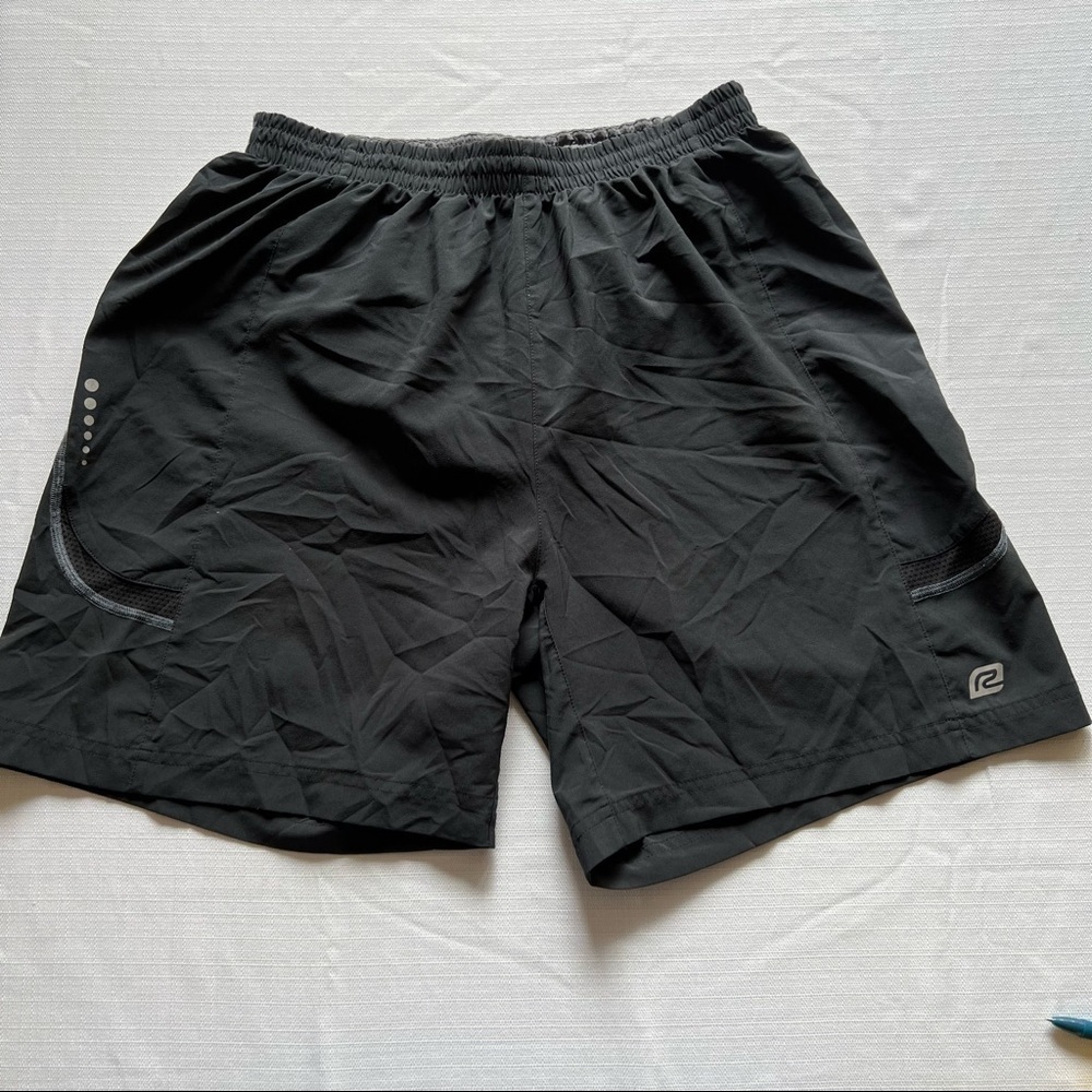 ROADRUNNER sports biker activewear black shorts